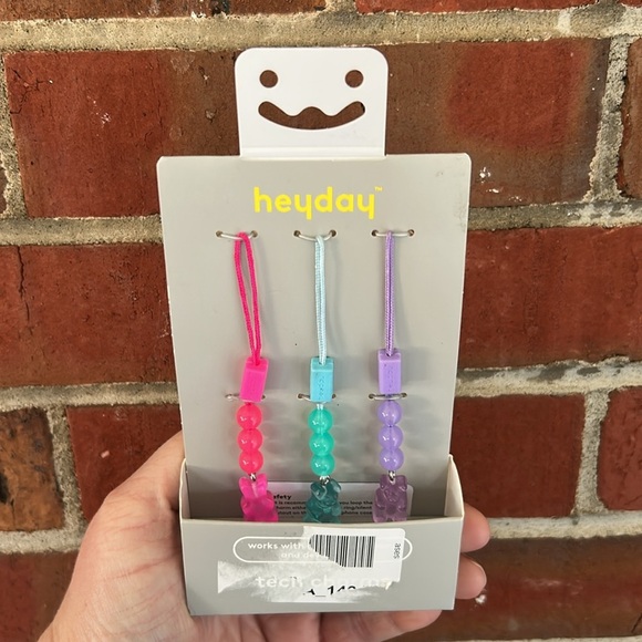 ✨BNWT - Cell Phone and Tech Charms 3pk Pink/Purple/ Blue - heyday Gummy Bears✨ - Picture 4 of 5
